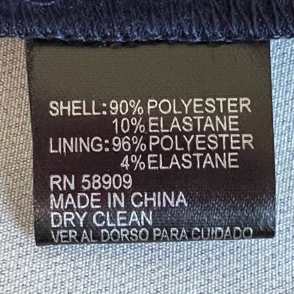 Alex Marie Navy Blue Floral Jumpsuit Size 4 - Picture 6 of 6